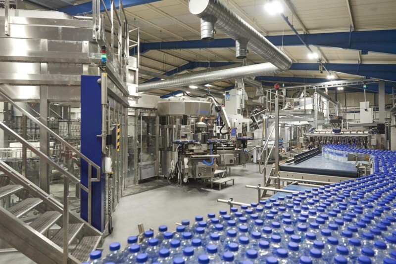 Image of the bottling process at Shepley Spring