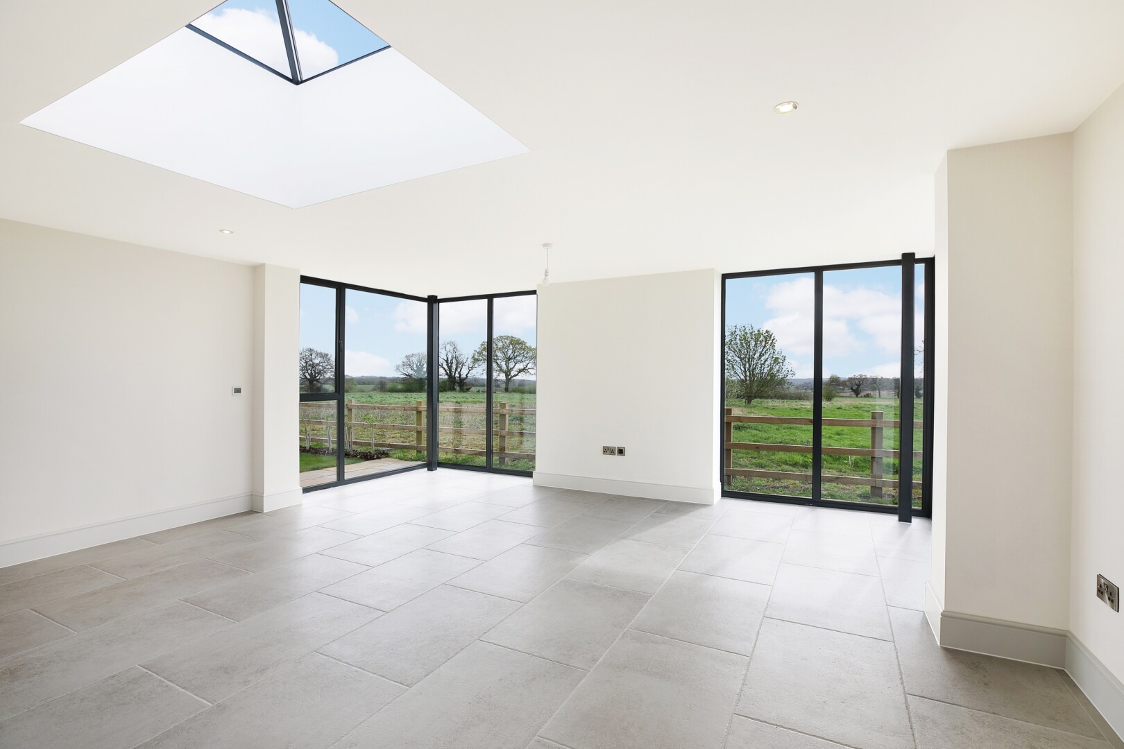 Photograph of Fairview House, the converted bungalow at Flying Horse Farm in Scholes. The image shows an internal view of the property.